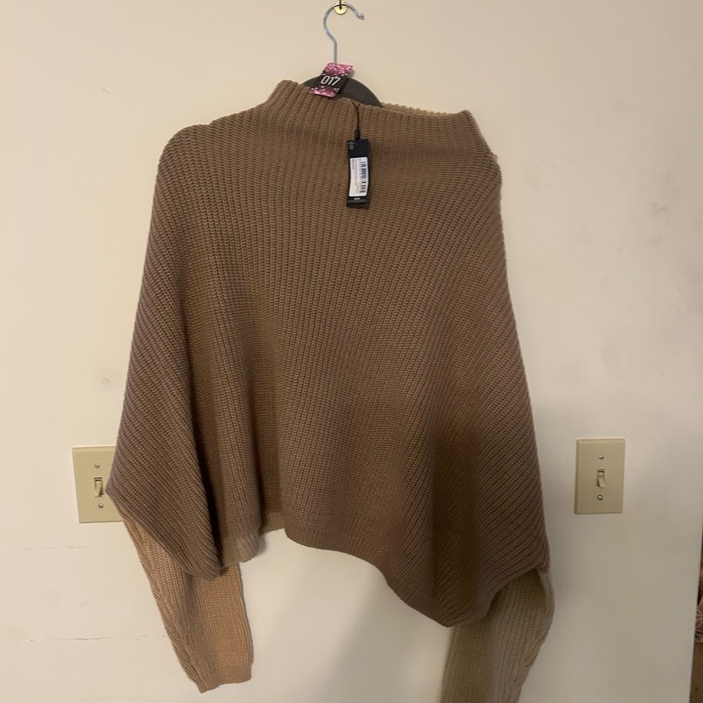NWT Multi color brown sweater